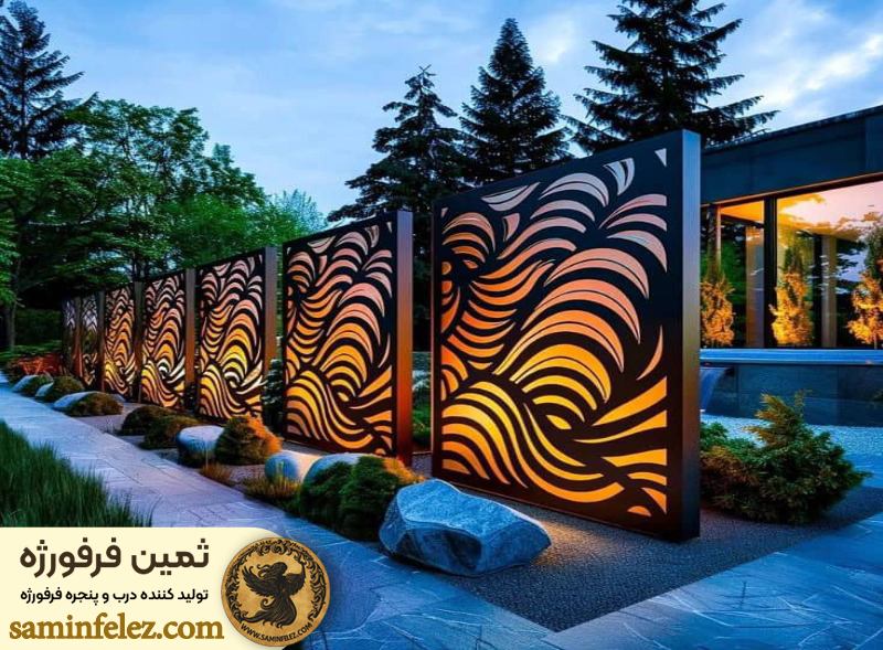 روش نصب فنس فلزی 